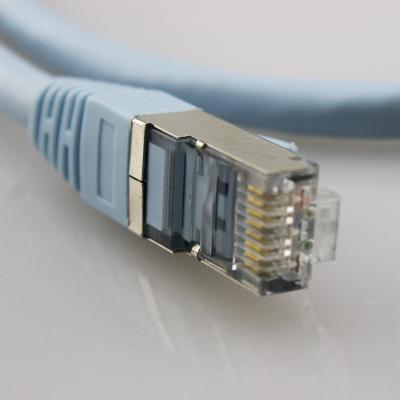 China 26AWG LSZH Jacket Shielded Cat6a Cable FM PE Ethernet Patch Cable for sale