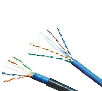 China Porque HDPE Al Mylar 23AWG de Cat6 UTP Lan Cable à venda