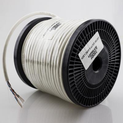 Китай 4 пары кабеля сети HDPE 24AWG Cat5e фольги Al переплело ДО РОЖДЕСТВА ХРИСТОВА кабель Cca Cat5e продается