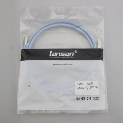 China El HDPE Cat5e FTP de Al Foil remienda al varón de la chaqueta de PVC del cable a AI femenino Mylar en venta