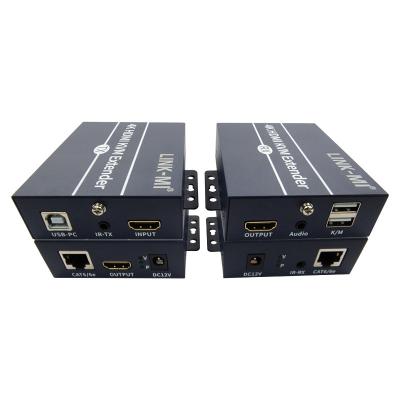 China 120m 4K KVM Extender HDMI über Katze 6 / Katze 6e Kabel für Tastaturmaus zu verkaufen