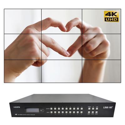 Китай 9x9 70M HDMI видеостенный процессор Hdmi Splitter 3x3 4K HDMI матричный расширитель продается