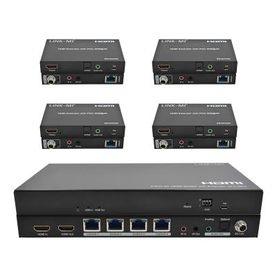 Cina 1x4 4K Wireless HDMI Splitter Extender Supporto 60m 4K@60Hz AV Splitter Over RJ45 in vendita