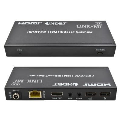 China 150M KVM HDMI Extender Support 4K 60Hz 18Gbps KVM Extender for sale