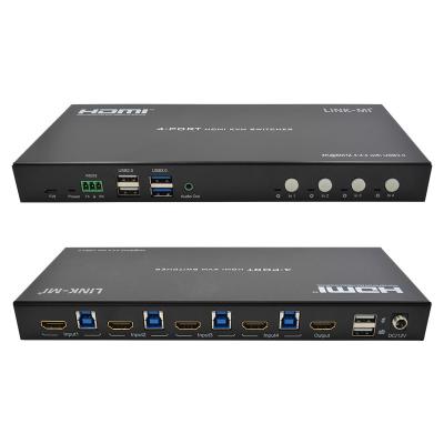 China 4 Port HDMI2.0 KVM Schalter bis 4K 60Hz 18Gbps 1920x1200 zu verkaufen