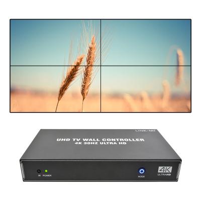 China 1X4 1X3 1X2 4K Video Wall Controller 30Hz 4 Channels HDMI TV Video Wall Processor 2x2 for sale