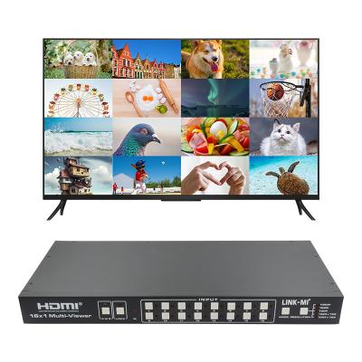 Κίνα 16X1 AV 4K Quad Multiviewer 16 σε 1 Out Seamless Video Switcher επεξεργαστής προς πώληση