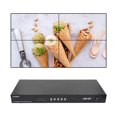 China 4K Video Wall Matrix Controller 2x2 1x4 4x1 10x10 Splicing Display USB Type C DVI for sale