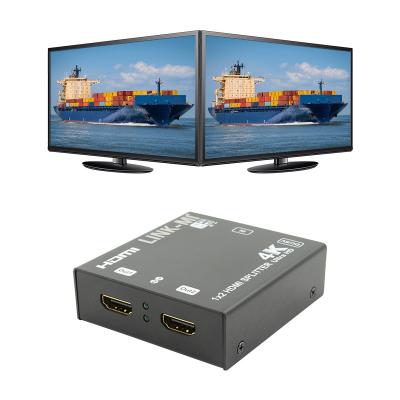 China 1X2 4K HDMI Extender Splitter Unterstützung 4K2K EDID 3D 2 Port Video Splitter zu verkaufen