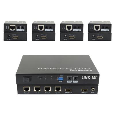 中国 50M 4K HDMI スプリッタ 1x4 4チャネル ビデオ スプリッタ Cat5e/6ケーブル 販売のため