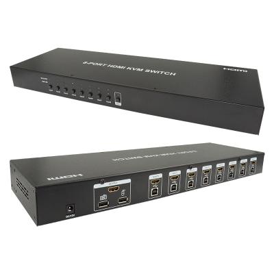 China 8 PORT KVM Switch HDMI Conmutación automática 1920 X 1440 Soluciones en venta