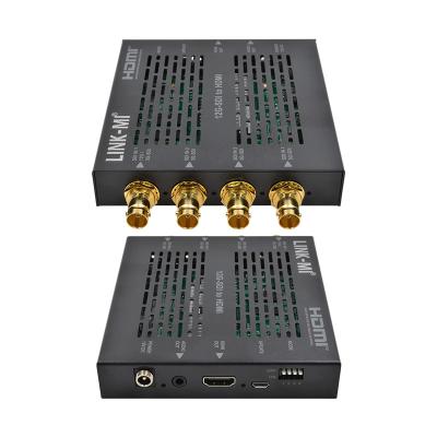 Κίνα Μετατροπέας 12G SDI σε HDMI με εξαγωγή ήχου 4K@60Hz 18Gbps προς πώληση