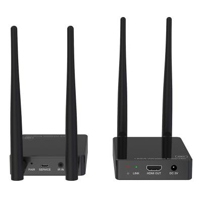 China 100 m HDMI-Wireless Extender mit einseitigem IR-Wireless-Videoübertragungssystem zu verkaufen