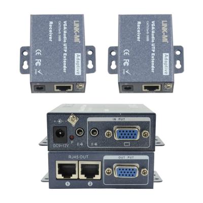 中国 100m 200m 300m VGA エクステンダー1X2 VGA スプリッター 2チャンネル ビデオ UTP エクステンダー 販売のため