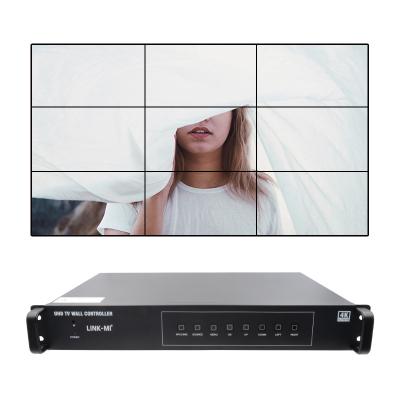 中国 3×3 ビデオ ウォール プロセッサ 4K 画像回転付き ローミング ウィンドウ コントローラー 3x3 4k 販売のため