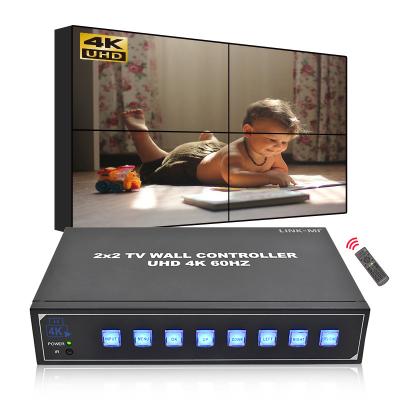 Chine 4 téléviseurs Processeur de paroi vidéo 4K Prend en charge la rotation de 180° Max 3840*2160 Résolution d'entrée 60Hz à vendre