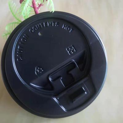 China Non Spill Hot Disposable Plastic Beverage Paper Coffee Cup Lid for sale