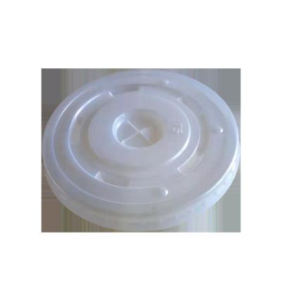 China Non Spill Promotional Price Best Selling Plastic Flat Lid For Beverage Cold Paper Cup for sale