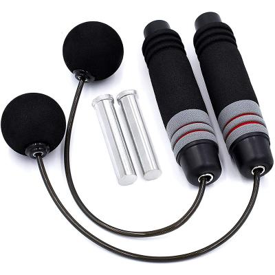 China Fitness Exercise Fitness Weighted Wireless Jump Rope With Memory Foam Handle for sale