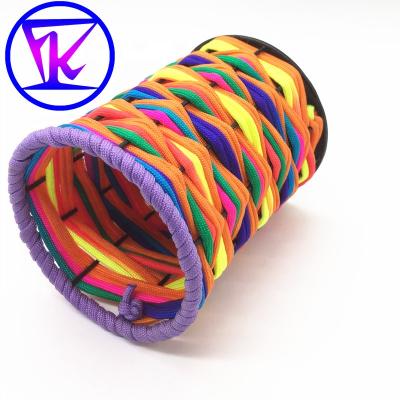 China New Design 550 Outdoor Sports Nylon Paracord Braid Colorful Brush Pot For Pens for sale