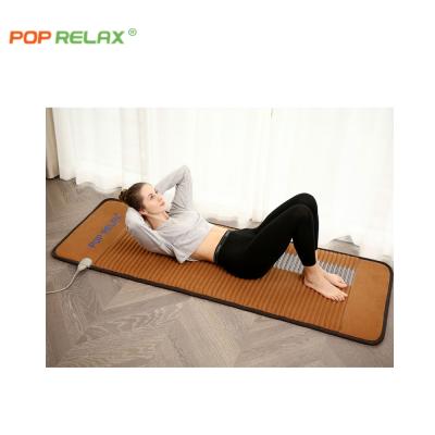 China Healthy Heating Line Amazon Hot Selling Mat Body Heating Crystal Heat Pad Sauna PEMF Crystal Bio Amethyst Far Infrared for sale