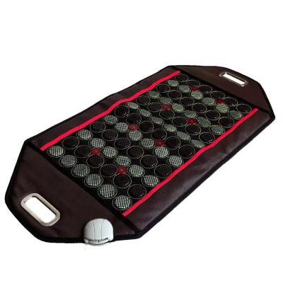 China Jade Tourmaline Infrared Photon Mattress Collapsible Jade Brown Tourmaline Stone Thermal Mat for sale