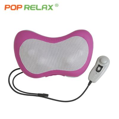 China Body FCC CE Noise Relax Car Home Shiatsu Massager Rolling Neck Jade Electric Massage Kneading Pillow for sale