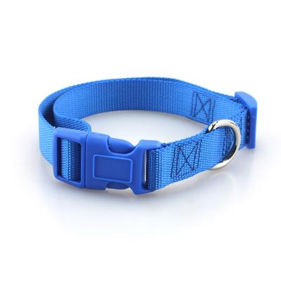 China Wholesale Bulk Custom Pet Accessories Collar Perro Dog Nylon Pet Walking Collars With Logo for sale