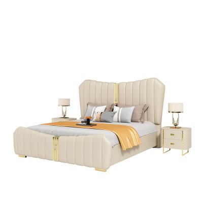 China Latest Design Nordic Wholesale Design Luxury High End Bed Upholstered for sale