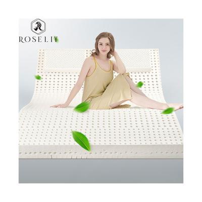 China Luxury High Quality Foldable Mattress Topper For Hotel Latex Fabric Bed Topper Mattresses Ice Silk Cotton for sale