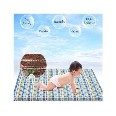 China Hot Selling Cheap Queen Size Foldable Knitted Fabric Breathable Baby Portable Mattress For Bed for sale