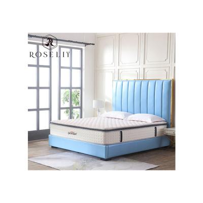 China Pink Pillow Cooling Top Spring Roll Pack King Spring Coil Mattress Compress Bed Mattress for sale