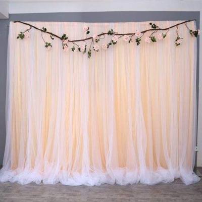 China Customized Luxury Curtain OUTDOOR Backdrop HOTEL WELDDING HOME PARTY Happy Birthday Party Wedding Decoration for sale