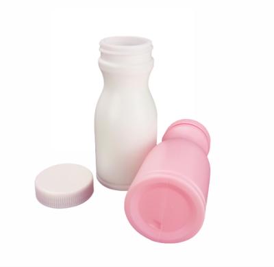 China Price HDPE Plastic Food Bottle Supplier Food Jar Tube Effervescent Plastic Bottles For Effervescent Tablets Bottle With Spiral Cap for sale