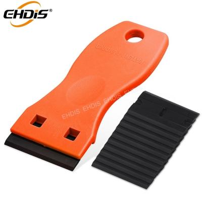 China Ehdis Luxury Design Glass Cleaning Scraper Plastic Blades For Solvent Gglue Sticker for sale