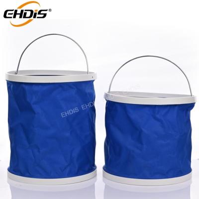 China Ehdis Protable car body/car cleaning wash camping kit folding soft camping water bucket for sale