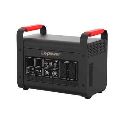 China Best Type C 1000W 1000WH Lifepo4 Portable Solar Generator Backup Power Station For Ipad Laptop for sale