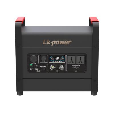 China Type C 1000W 2000W 3000W Inverter 48V Lifepo4 Battery Portable Generator Home Solar Power Station for sale