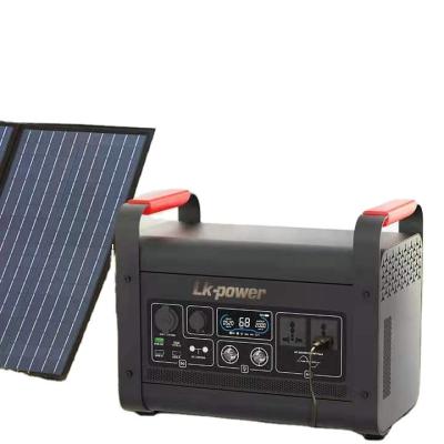 China Type C 1KW 2KW 3KW 5KW Off Grid Solar System Lithium Battery Power Station Portable Solar Power Generator for sale