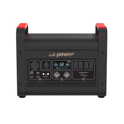 China Home 2000 Times Cycle Life Safety 2000W LIFEPO4 Battery Portable Power Station For Camping for sale