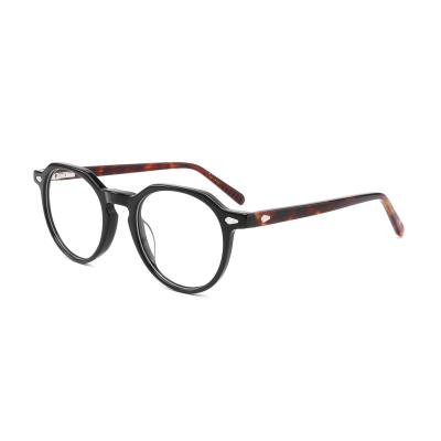 China Wholesale Classic Acetate Eyewear Classic Timeless Oval Frames Flex Hinge Mens Womens Custom Logo Glasses for sale