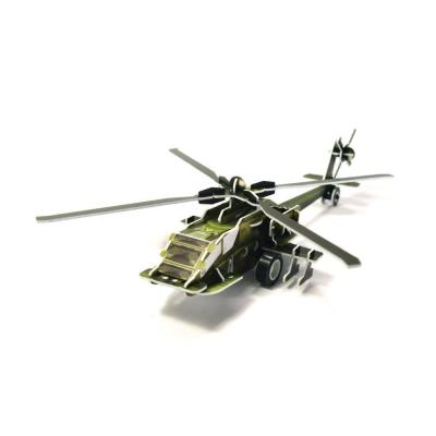 China Eco-friendly Kids Learning Hot Selling Military Plastic 3d Puzzle With Built In Motor for sale