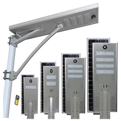 China ROAD most powerful 30w 60w 90w 120w 150w 180w outdoor integrated stand alone led all in one solar street light for sale