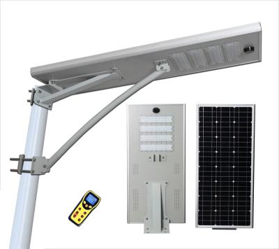 China ROAD Most Powerful Project 120w Outdoor Built-In Standalone All In One Led Solar Street Light Lights for sale