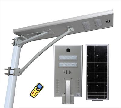 China ROAD Most Powerful 60w Outdoor Integrated Led All In One Spotlight Stadium Panel Solar Powered Street Light Light for sale