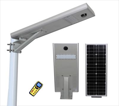 China ROAD Most Powerful 30w Powered Outdoor Waterproof All In Stadium Solar Power One Way Street Lights for sale