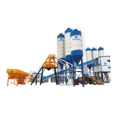 China HZS60 Stationary Concrete Batching Plant Precast Production Line 60m3/H for sale