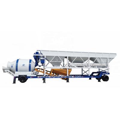 China Groeperend Concrete Mixer plant Systeem van de 30 Meter het Kubieke Kleine Controle Te koop