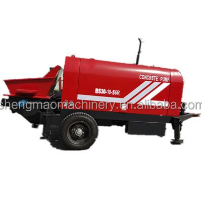 China Bomba concreta diesel Mini Mobile For Construction Work del remolque en venta