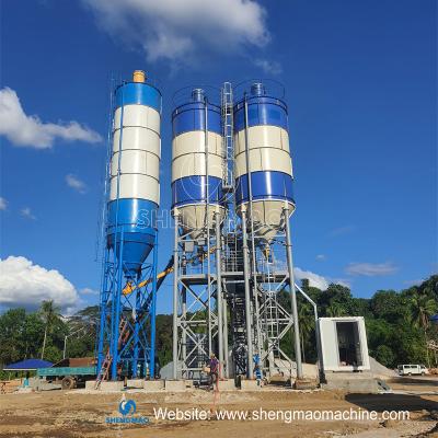 Chine Saupoudrez le stockage le silo de ciment que vertical a boulonné le type pour des travaux de construction à vendre